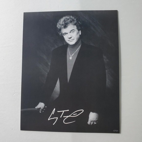 Conway Twitty 8x10 Print  B&W Celebrity Shoot - Picture 1 of 4